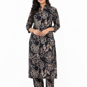 Women's Floral printed Two Piece Kurti for women