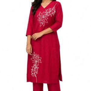 Women's cotton blend Two Piece Kurti for women