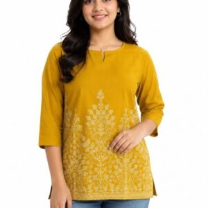Women's Cotton Blend Short Kurti for Women
